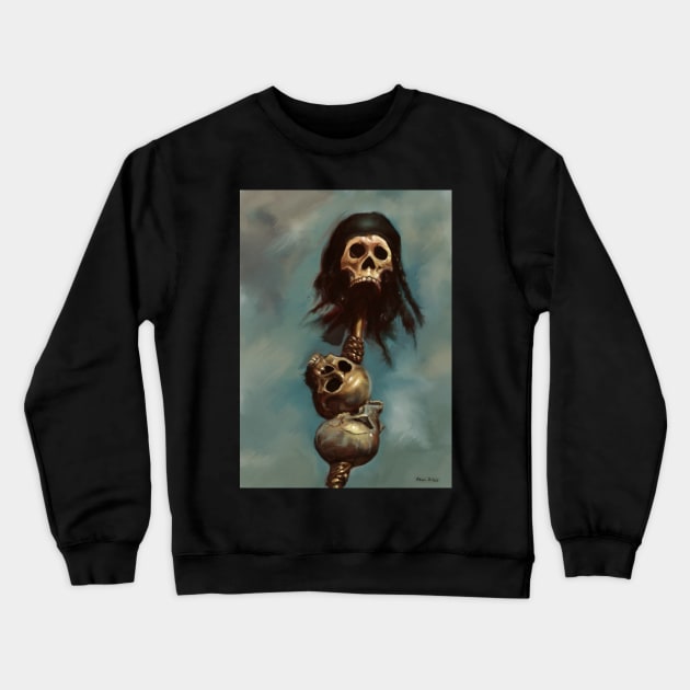 skulls Crewneck Sweatshirt by Artofokan